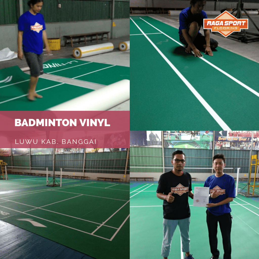 lantai vinyl lapangan bulutangkis